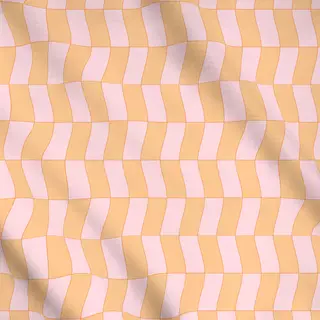 Meterware Vintage Peach Pattern