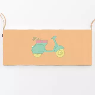 Bankauflage Vintage Vespa