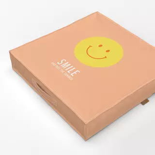 Bodenkissen Smile and Feel the Summer Gelb