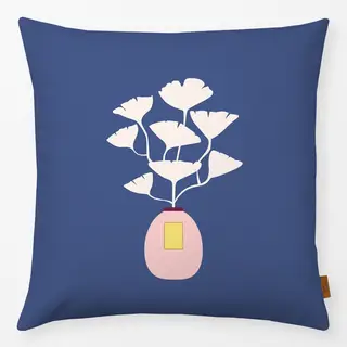 Kissen Blau