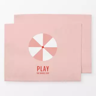 Tischset Play the whole day