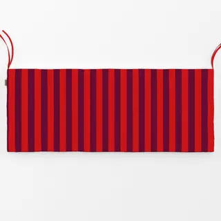 Bankauflage Home sweet Home Stripes Red
