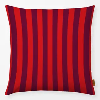 Kissen Home sweet Home Stripes Red