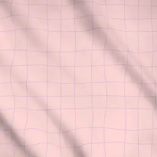 Meterware Karierte Wellen Rosa
