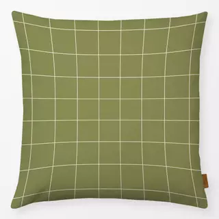 Kissen Checked Christmas Green