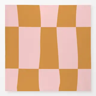 Tischdecke Gelb-Rosa