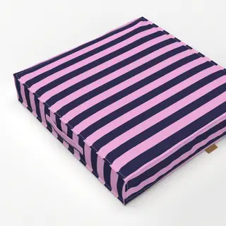 Bodenkissen Home sweet Home Stripes