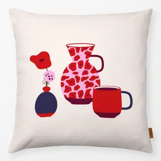 Kissen Poppy as a Still Life
