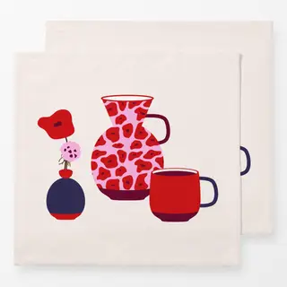 Servietten Poppy as a Still Life