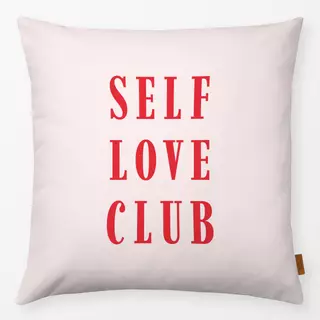 Kissen Self Love Club Red