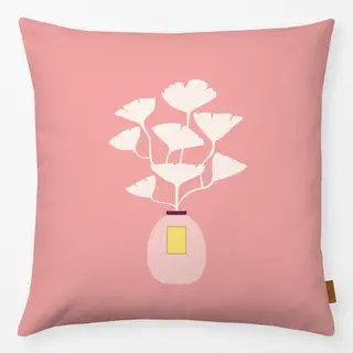 Kissen Dunkelrosa