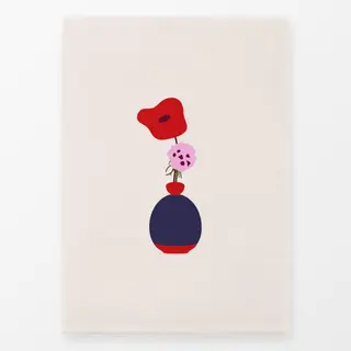Geschirrtücher Poppy in a Vase
