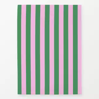 Geschirrtücher Gestreift Grün und Pink
