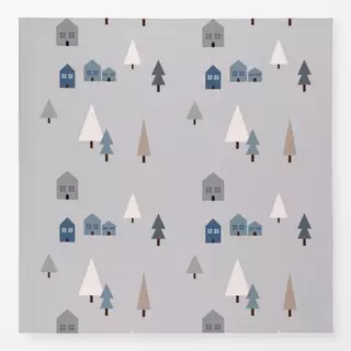 Tischdecke Winter Landschaft Nacht