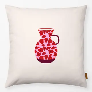 Kissen Poppy Pattern Vase