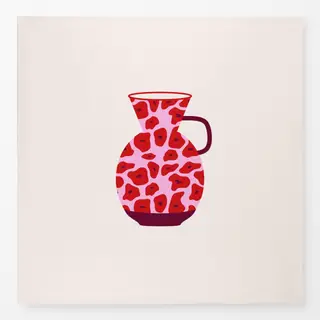 Tischdecke Poppy Pattern Vase