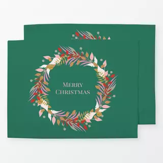 Tischset Kranz Merry Editorial
