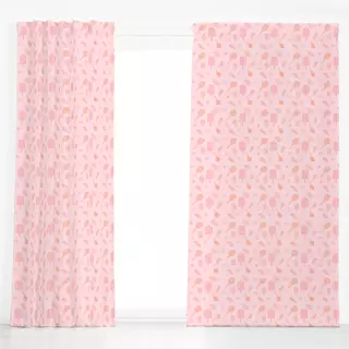 Dekovorhang Vintage Pattern Rosa