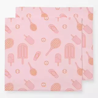 Servietten Vintage Pattern Rosa