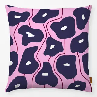 Kissen Poppy Pattern Blue