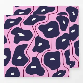 Servietten Poppy Pattern Blue