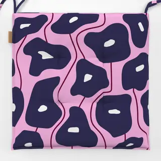 Sitzkissen Poppy Pattern Blue