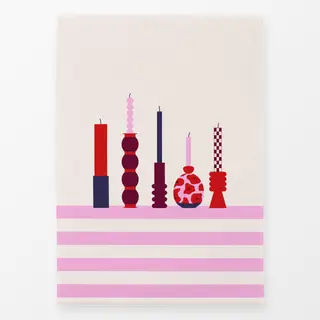 Geschirrtücher Candles Bold and Colourful