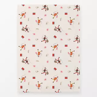 Geschirrtücher Wichtel Maus Pattern