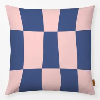 Kissen Blau-Rosa