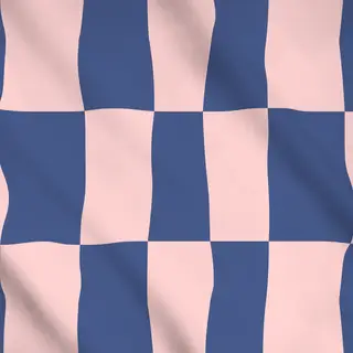 Meterware Blau-Rosa