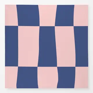Tischdecke Blau-Rosa