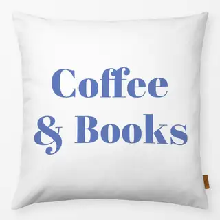 Kissen Coffe and Books