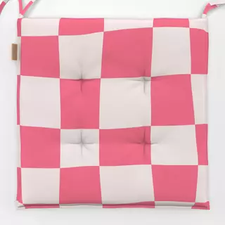 Sitzkissen Crazy Chessboard Red Light