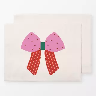 Tischset Schleife Pink