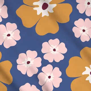 Meterware Blau