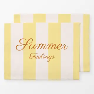 Tischset Summer Feelings Yellow