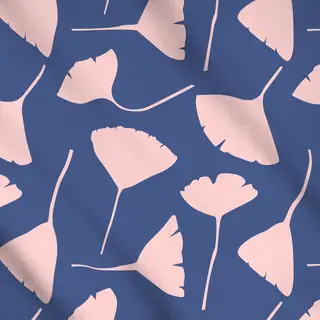 Meterware Blau