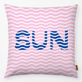 Kissen Sun Waves Blue