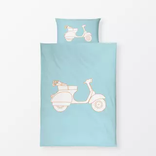 Bettwäsche Vintage Vespa Outline