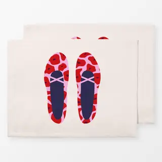 Tischset Poppies on Shoes