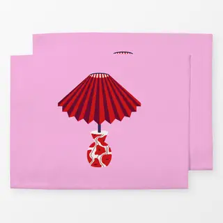 Tischset Poppy Pattern Lamp