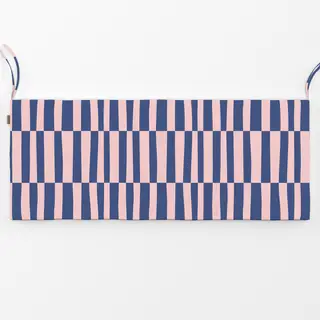 Bankauflage Rosa-Blau