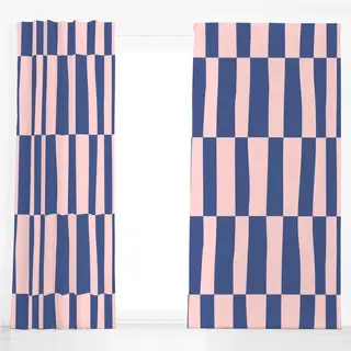 Dekovorhang Rosa-Blau