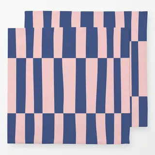 Servietten Rosa-Blau