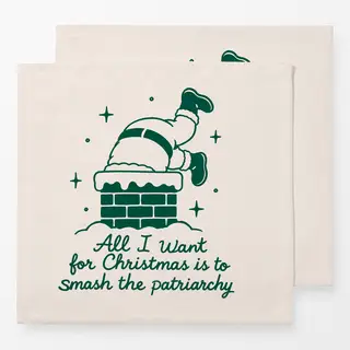 Servietten Smash patriarchy (Merry little Disco)