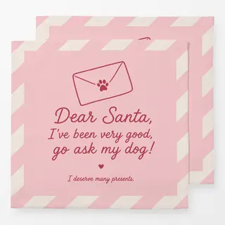 Servietten Dear Santa (Merry little Disco)