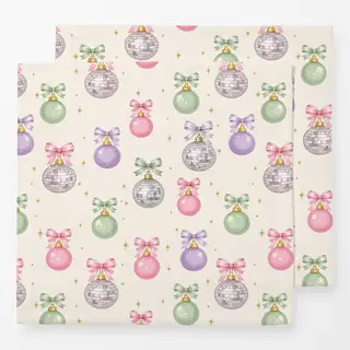 Servietten Disco (Merry little Disco)