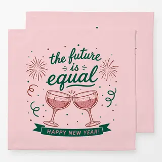 Servietten The future is equal (Merry little Disco)