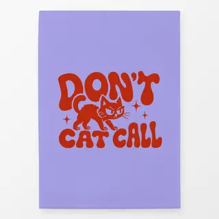 Geschirrtücher Don't Cat Call (rot)