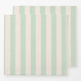 Servietten mint-ecru